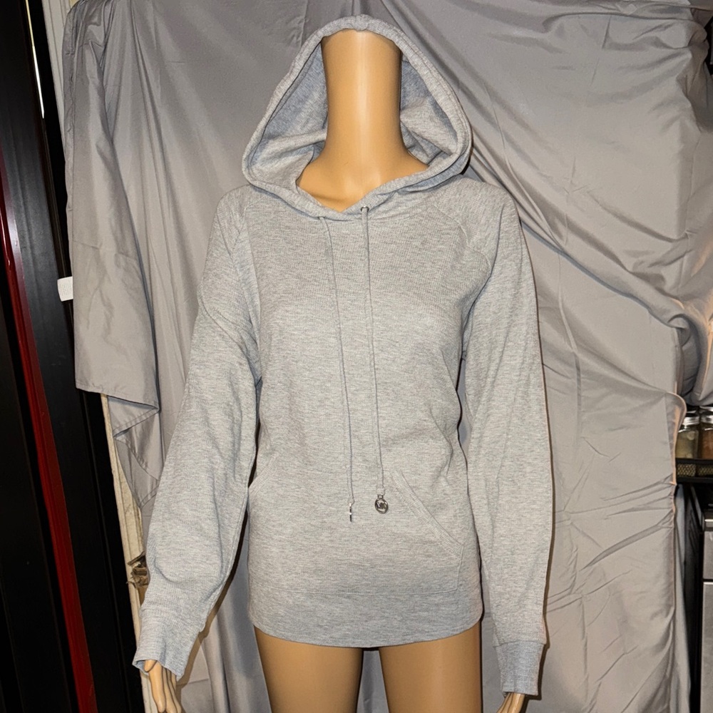Michael Kors Women's Light Gray Hoodie